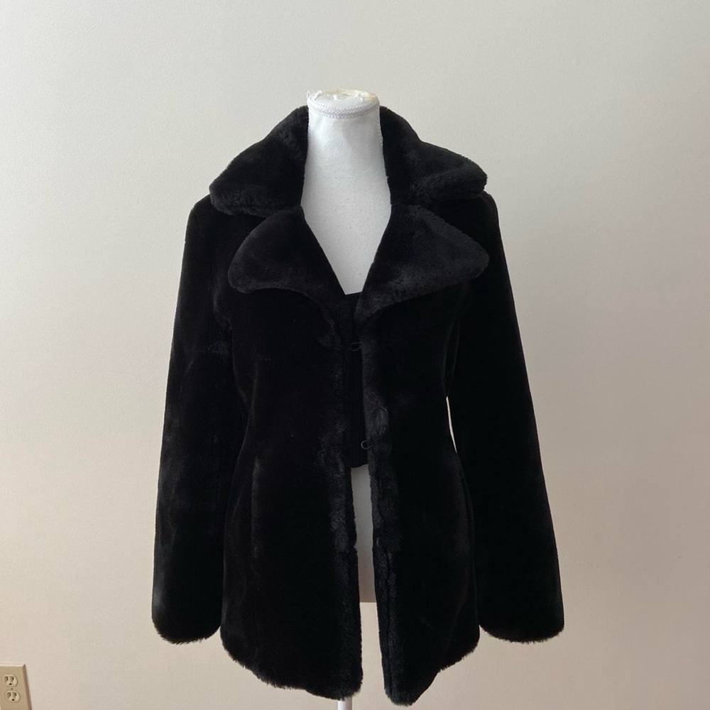 Le Chateau Black Teddy Jacket